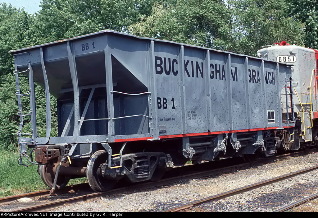 BB 1 ballast car at Dillwyn